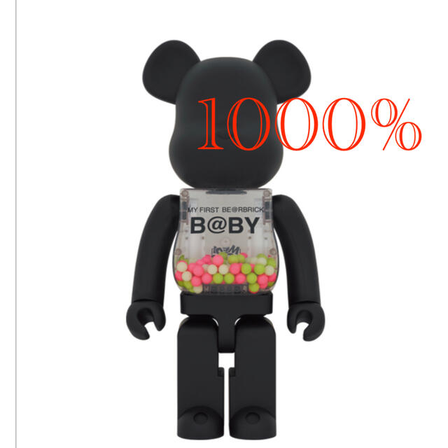 MEDICOM TOY(メディコムトイ)のMY FIRST BE@RBRICK B@BY MATT BLACK 1000％ エンタメ/ホビーのフィギュア(その他)の商品写真