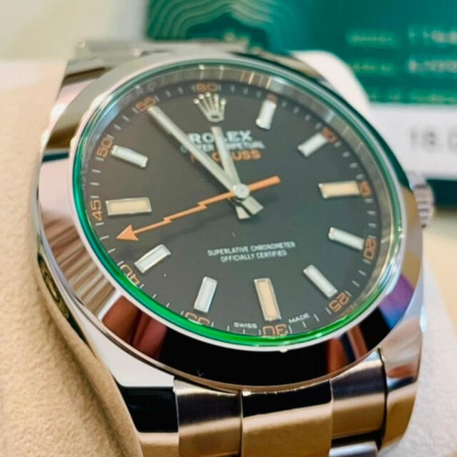 ROLEX ミルガウス黒 116400GV 未使用 メンズの時計(腕時計(アナログ))の商品写真