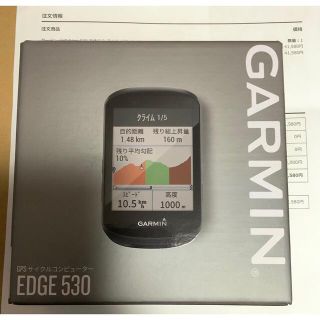 ガーミン(GARMIN)の未開封領収書有りGARMIN EDGE 530 ガーミン サイクルコンピューター(パーツ)