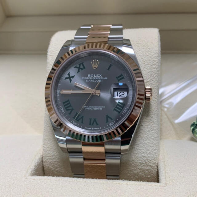ROLEX デイトジャスト41 スレートローマン メンズの時計(腕時計(アナログ))の商品写真
