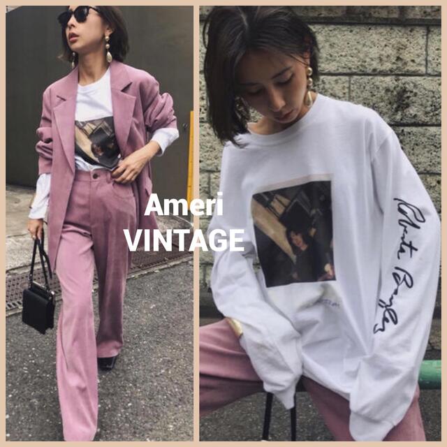 Ameri VINTAGE(アメリヴィンテージ)のAMERI PHOTO ROBERTA BAYLEY TEE レディースのトップス(Tシャツ(長袖/七分))の商品写真