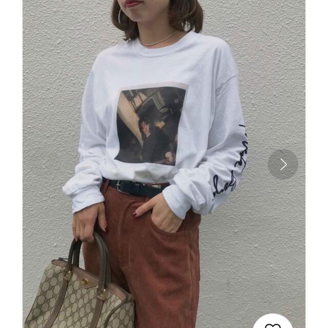 Ameri VINTAGE(アメリヴィンテージ)のAMERI PHOTO ROBERTA BAYLEY TEE レディースのトップス(Tシャツ(長袖/七分))の商品写真