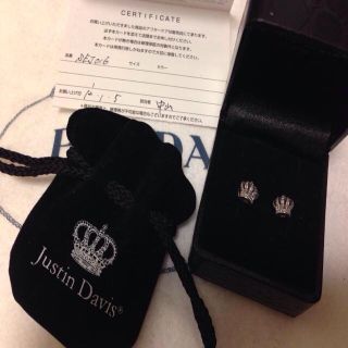 ジャスティンデイビス(Justin Davis)のTINY CROWN Earring(ピアス)