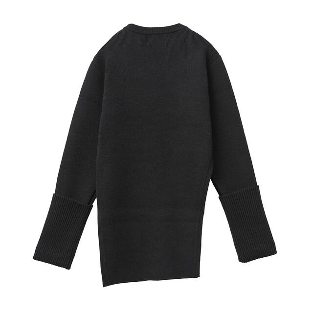 新品通販】 CLANE SLANT CUT KNIT TOPS -ニット/セーター