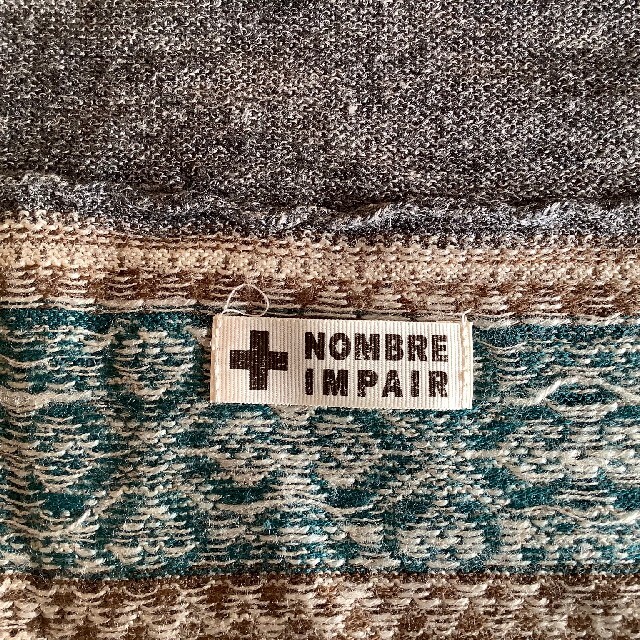 nombre impair(ノンブルアンベール)の【新品・未使用】NOMBRE IMPAIR ニットマフラー レディースのトップス(ニット/セーター)の商品写真