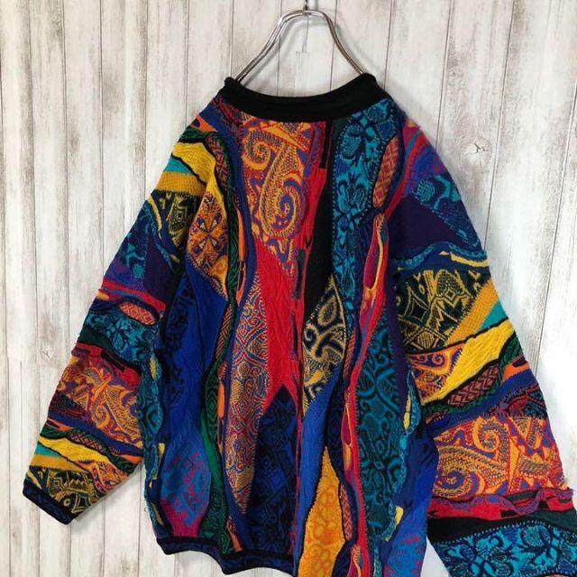 【激レア】coogi クージー 立体 編込み 3Dニット 即完売モデル 希少