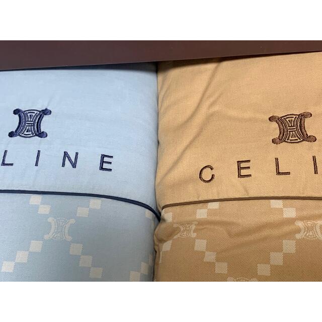 celine(セリーヌ)のCELINE セリーヌ　マカダム　合繊肌掛けふとん　140×190 2枚　未使用 インテリア/住まい/日用品の寝具(布団)の商品写真