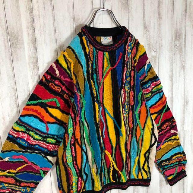 COOGI   激レアcoogi クージー 立体 編込み 3Dニット 即完売モデル