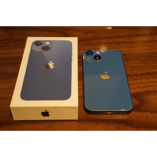 Apple(アップル)のiPhone13mini ブルー　256gb simフリー スマホ/家電/カメラのスマートフォン/携帯電話(スマートフォン本体)の商品写真