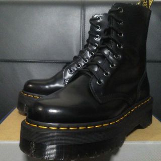 ドクターマーチン(Dr.Martens)の【極美品】Dr.Martens JADON UK4 黒 厚底 8ホール BEX(ブーツ)