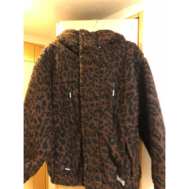 wacko maria leopard boa parka M