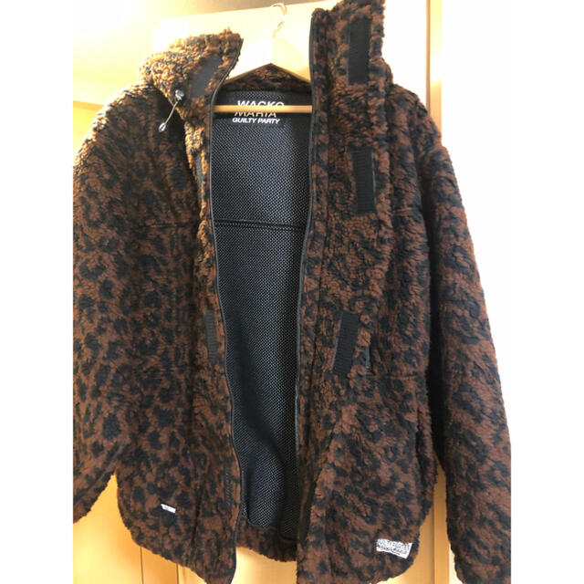 wacko maria leopard boa parka M 1