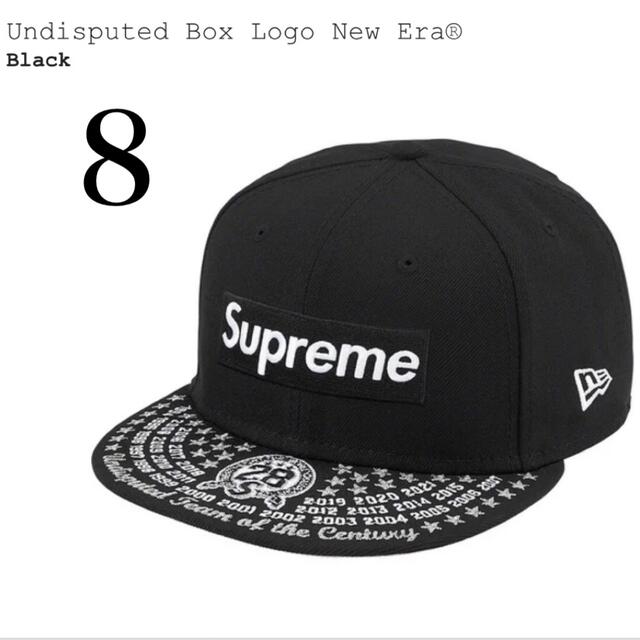 Supreme undisputed box logo new era 8 メンズの帽子(キャップ)の商品写真