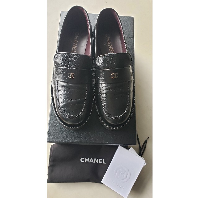 超安い品質 CHANEL - 週末限定値下げ!直営店購入 シャネル ローファー