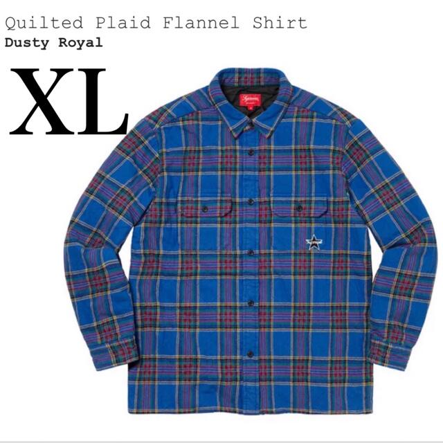 Supreme quilted plaid flannel shirts XL