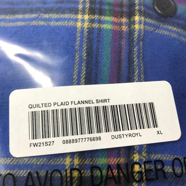 Supreme quilted plaid flannel shirts XL メンズのトップス(シャツ)の商品写真