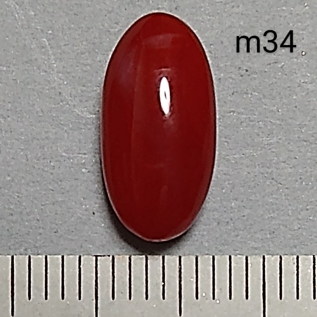 いいね感謝 m89 天然 煌 濃赤珊瑚ルース 18.40ct 3.68g-