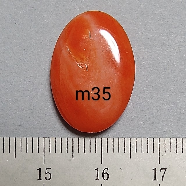 m35 天然 煌 本珊瑚ルース 11.45 ct 2.29 g-