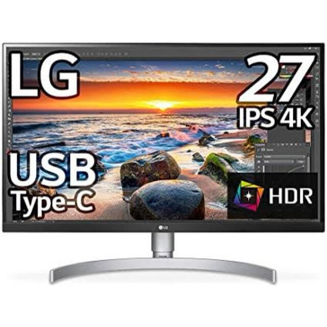 LG モニター ディスプレイ27UK850-W 27インチ/4K/IPS非光沢