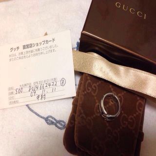 グッチ(Gucci)のあーにゃん♡さん12月末まで取置き(リング(指輪))