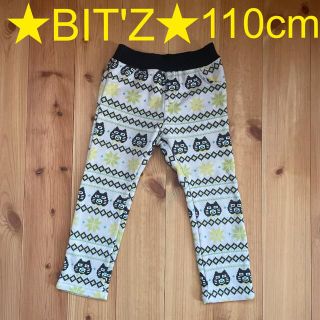 ビッツ(Bit'z)の☆美品☆BIT'Z 総柄裏起毛パンツ 110㎝(パンツ/スパッツ)