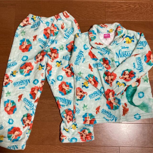 Disney(ディズニー)の専用　12/10まで　アリエル　パジャマ　110 キッズ/ベビー/マタニティのキッズ服女の子用(90cm~)(パジャマ)の商品写真