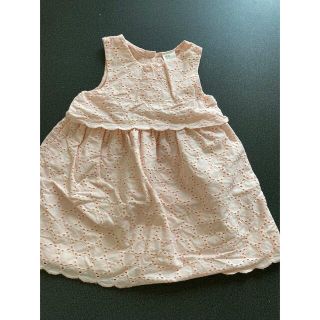 エイチアンドエム(H&M)の新品未使用　ワンピース　80 H&M キッズ　ピンク　女の子　夏　即日発送(ワンピース)