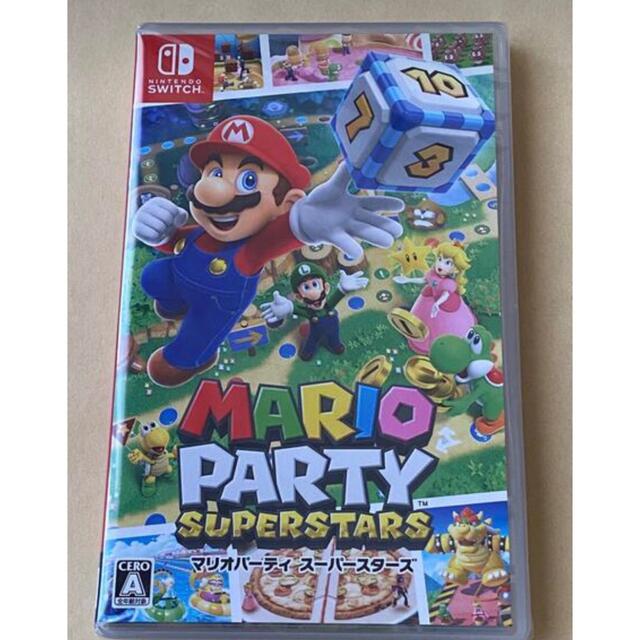 Nintendo Switch(ニンテンドースイッチ)の新品未開封 マリオパーティスーパースターズ エンタメ/ホビーのゲームソフト/ゲーム機本体(家庭用ゲームソフト)の商品写真