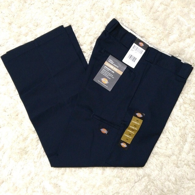 ディッキーズ DICKIES ダブルニー 85383 ダークネイビー 36x36