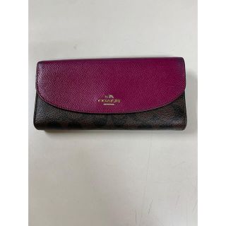 コーチ(COACH)のCOACHコーチ バイカラー長財布(財布)