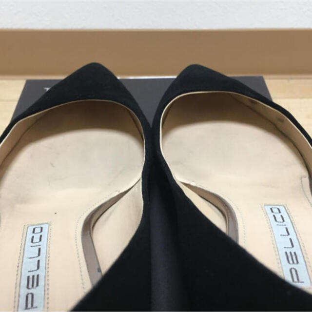 PELLICO 黒 スエード 23.5 36.5の通販 by mamachi|ペリーコならラクマ - PELLICO 定番 パンプス 通販正規店