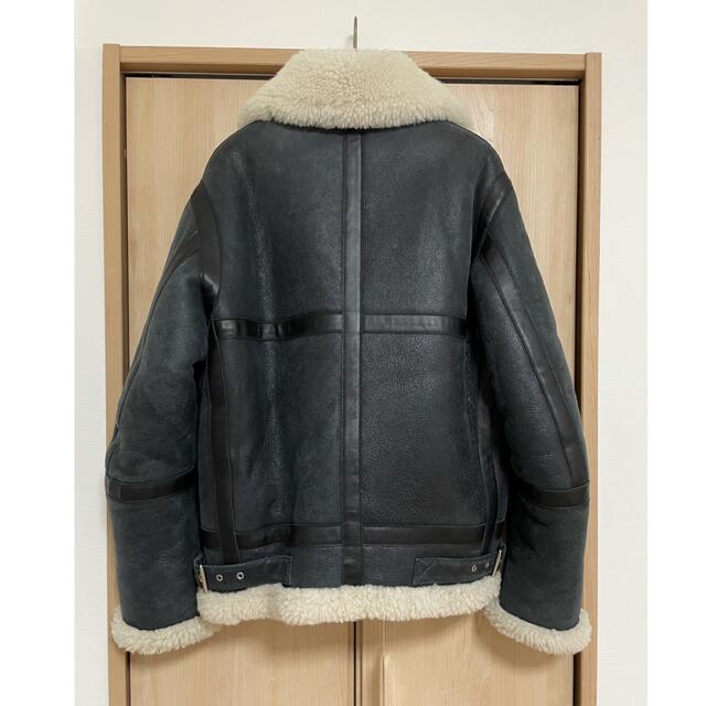 アクネストゥディオズ  Ian Shearling ボアムートンレザージャケット メンズ 46