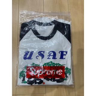 シュプリーム(Supreme)のSupreme Panda Baseball Raglan Top S パンダ(Tシャツ/カットソー(七分/長袖))