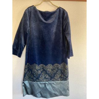 イランイラン(YLANG YLANG)のYLANG YLANG  Velvet Mini Dress(ミニワンピース)