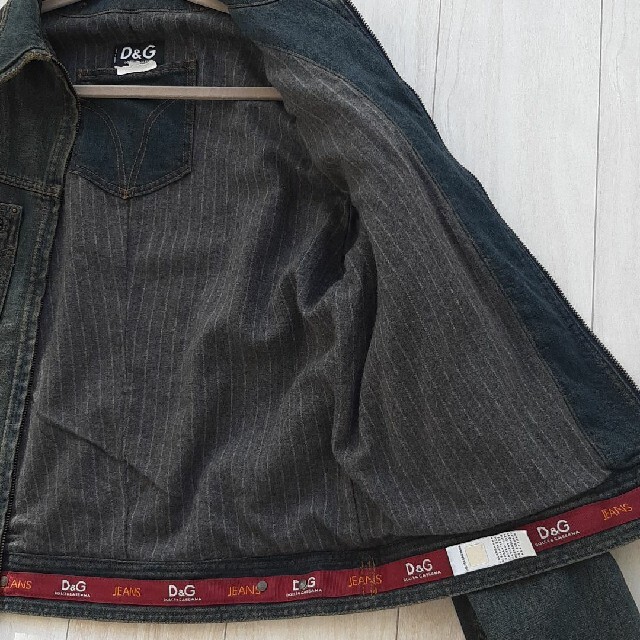 っておりま D&G Gジャン デニムジャケットの通販 by justin's shop｜ディーアンドジーならラクマ - ドルチェアンドガッパーナ D&G デニムジャ