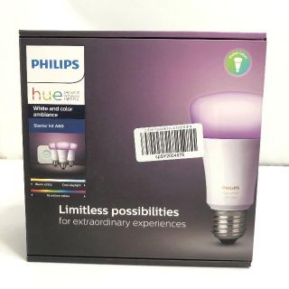 フィリップス(PHILIPS)のPHILIPS Hue Starter Kit A60 LED電球(蛍光灯/電球)