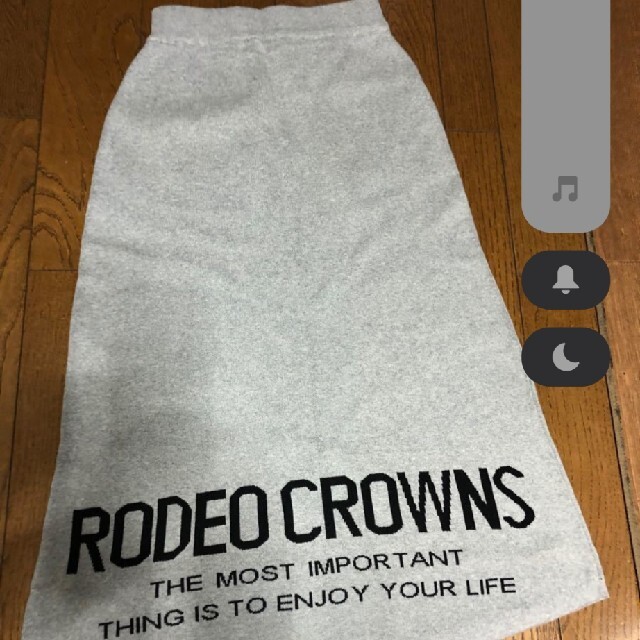 RODEO CROWNS WIDE BOWL(ロデオクラウンズワイドボウル)の専用‼値下げ㊥⭕美品( ¨̮ )💕RCWB ジャガード ロゴ ニット スカート レディースのスカート(ロングスカート)の商品写真