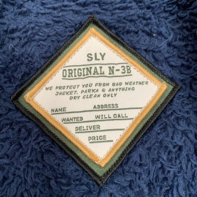 SLY(スライ)のSLY N3B コート ネイビー 2 M～L モッズコート ミリタリー レディースのジャケット/アウター(モッズコート)の商品写真