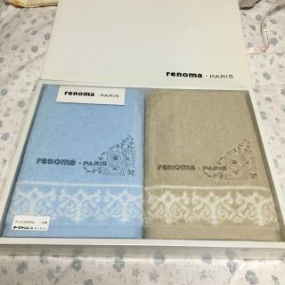 レノマ(RENOMA)の新品♡renoma フェイスタオル2枚セット(タオル/バス用品)