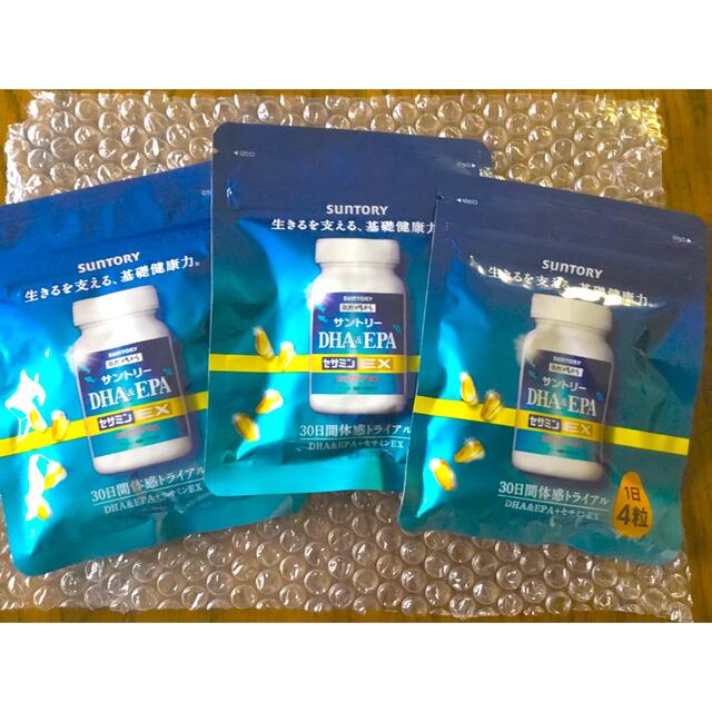 爆売りセール開催中!】 サントリーDHA&EPAセサミンEX 120粒入りx3袋 ... サントリーDHA&EPAセサミンEX 120粒入りx3袋