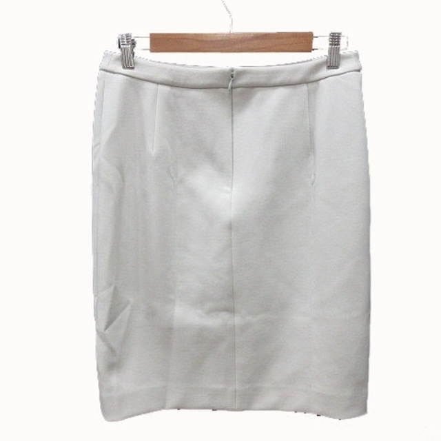 UNITED ARROWS(ユナイテッドアローズ)のユナイテッドアローズ タイトスカート ひざ丈 ジップアップ 40 オフホワイト レディースのスカート(ひざ丈スカート)の商品写真