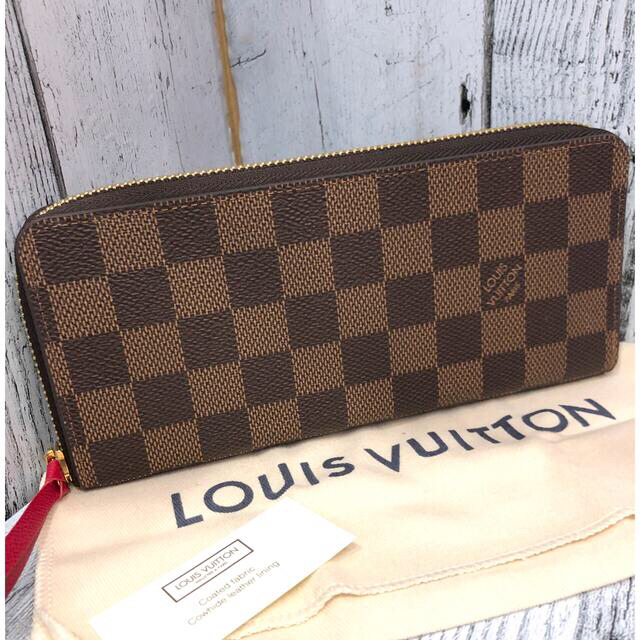 超人気の LOUIS VUITTON 美品！ルイヴィトン☆ポルトフォイユ・クレマンス/スリーズ/長財布 財布 