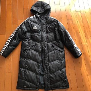 アディダス(adidas)の週末値下げ★美品★adidas ベンチコート　size150 黒(ウェア)