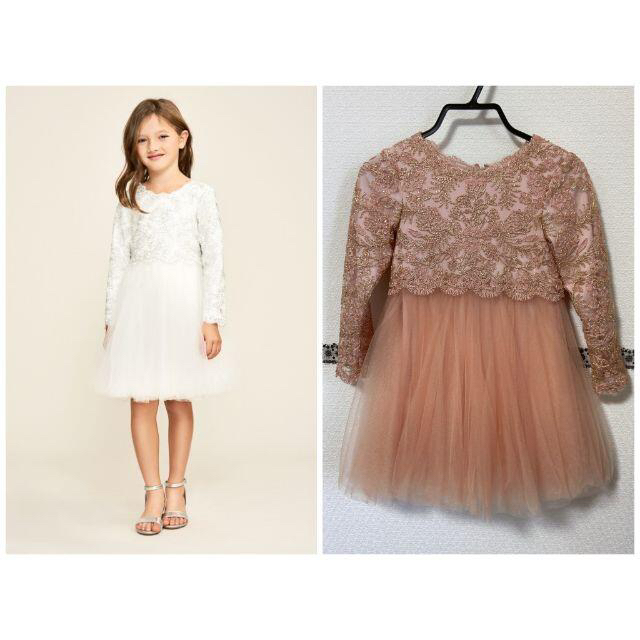 美品 キッズ 4～6歳 Tadashi Shoji ドレス PL111524N