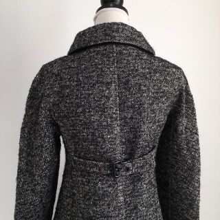Max Mara - 美品 マックスマーラ MaxMara ツイード コート 飾りベルト