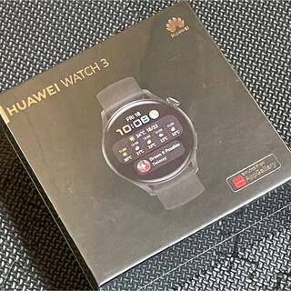 ファーウェイ(HUAWEI)のふぁる様専用 Huawei watch3 スポーツモデル 未開封(腕時計(デジタル))