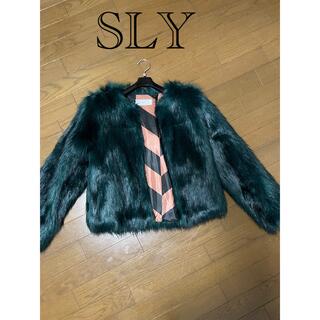 SLY♡ラビットファーコート