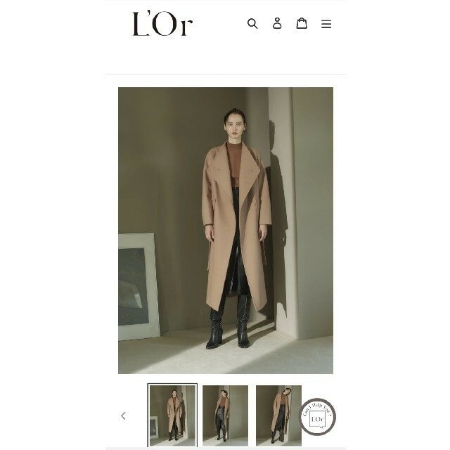 人気提案 Wide L'or Lapel かじまり Coat Long - ロングコート - www