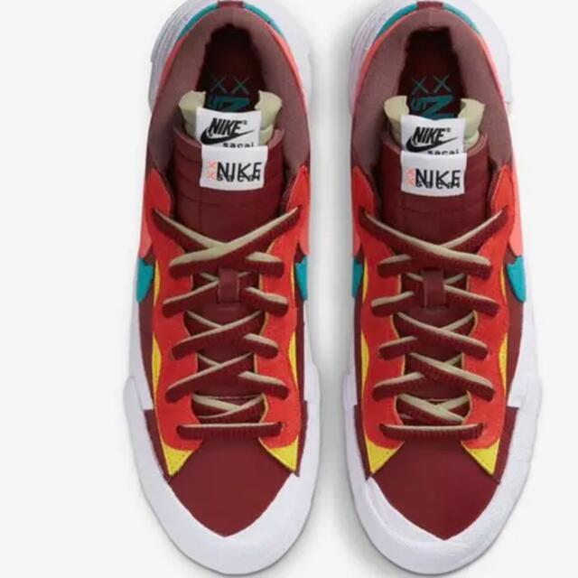 Nike x sacai x KAWS Blazer Low Team Red