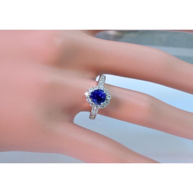 Pt900  サファイヤ　リング　1.74ct   D0.50ct レディースのアクセサリー(リング(指輪))の商品写真